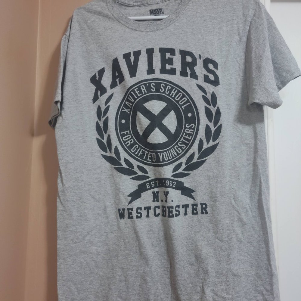 Marvel Xaviers School Grey T-Shirt M